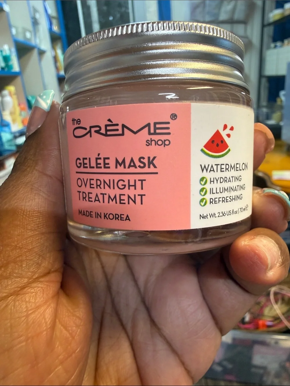 Watermelon Gelée Mask Overnight Treatment - Pink